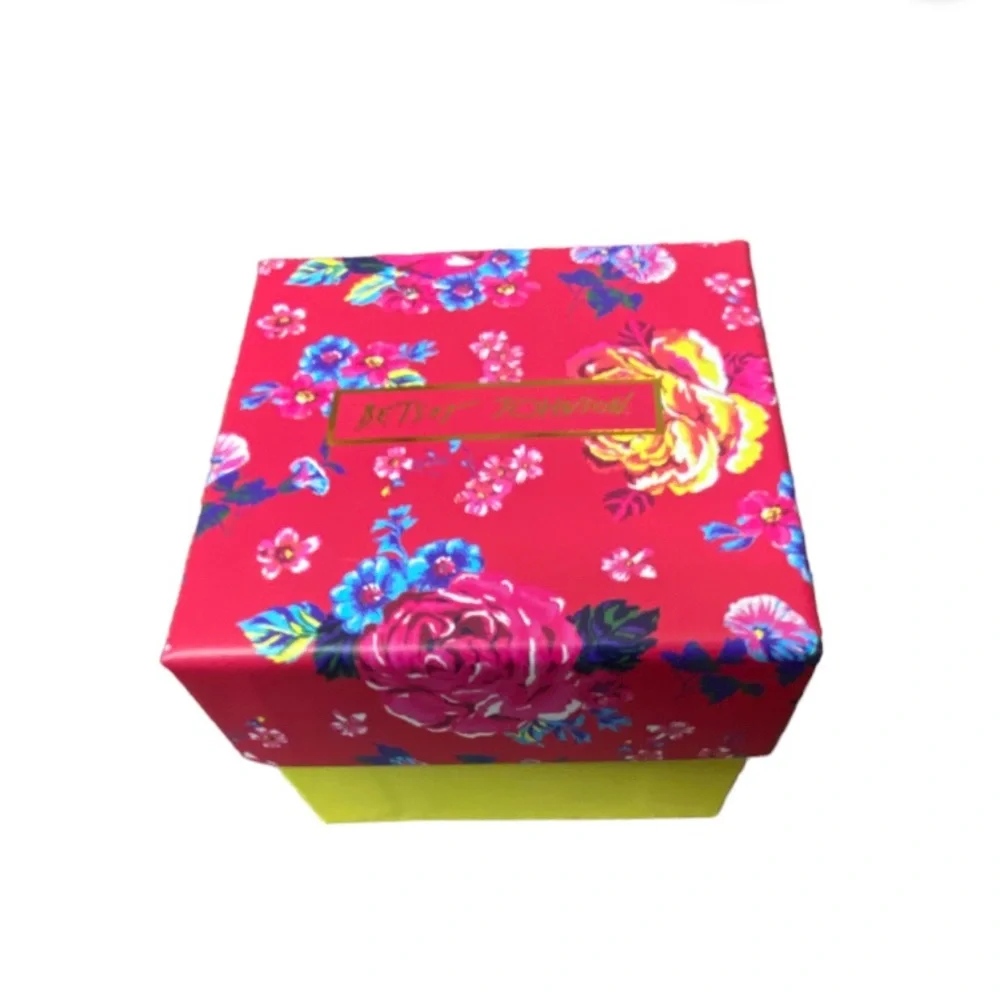 Fun, Summer, Martini Stud Earrings, Betsy J., Silver-tone,Sparkle Crystals, NWT - Picture 4 of 11